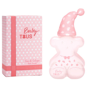 TOUS Baby Cologne bottle view showing premium glass packaging and gift-ready presentation