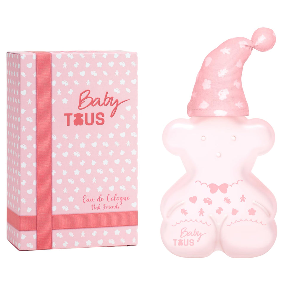 TOUS Baby Cologne bottle view showing premium glass packaging and gift-ready presentation