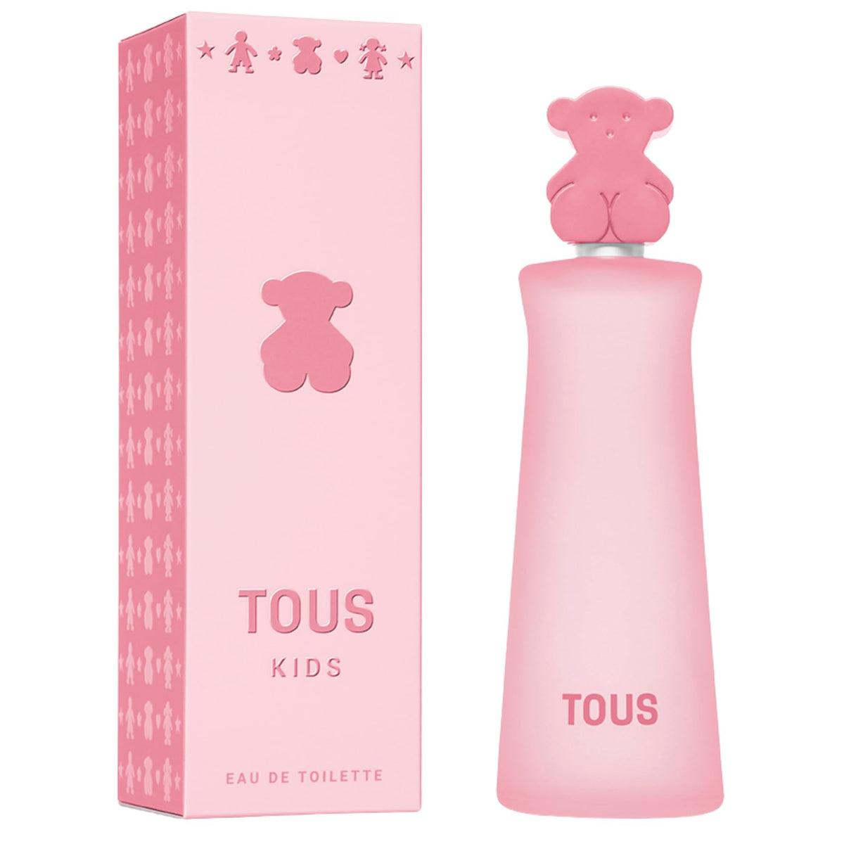 TOUS Kids Girl Eau de Toilette front bottle, gentle fragrance for daily wear on sensitive skin.