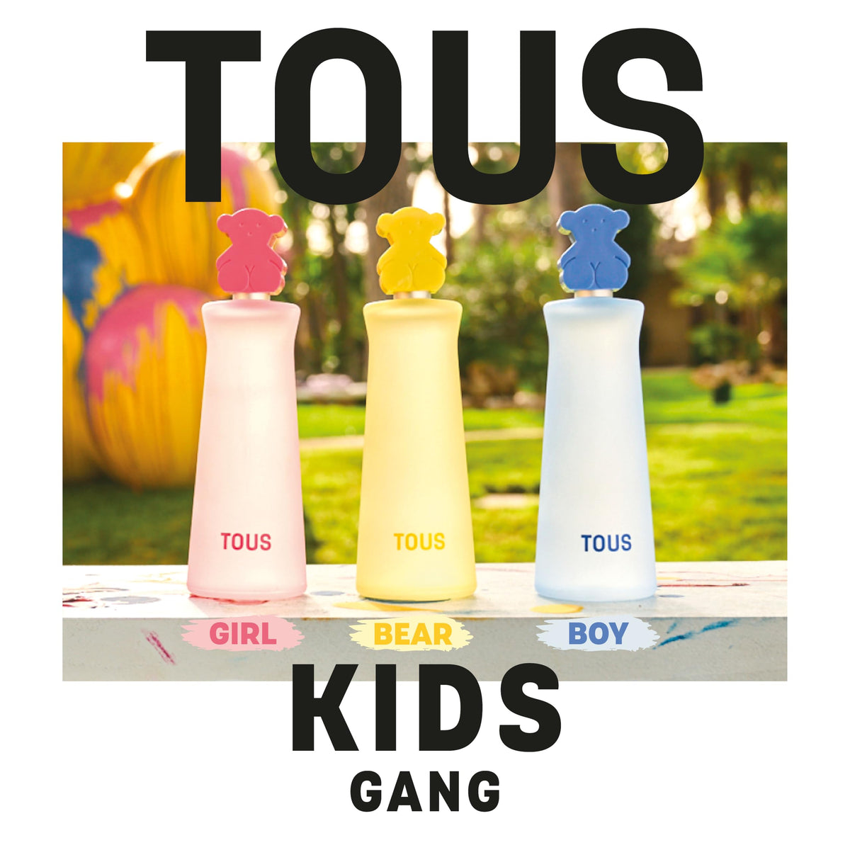TOUS Kids Girl packaging box, elegant presentation for gifting and storage.