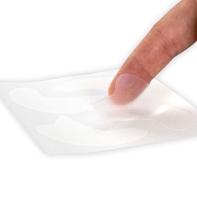 Clear patch stays discreet during sleep and removes easily.