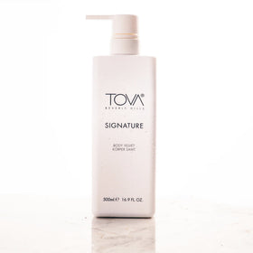Applying Tova Velvet Lotion on skin shows quick absorption
