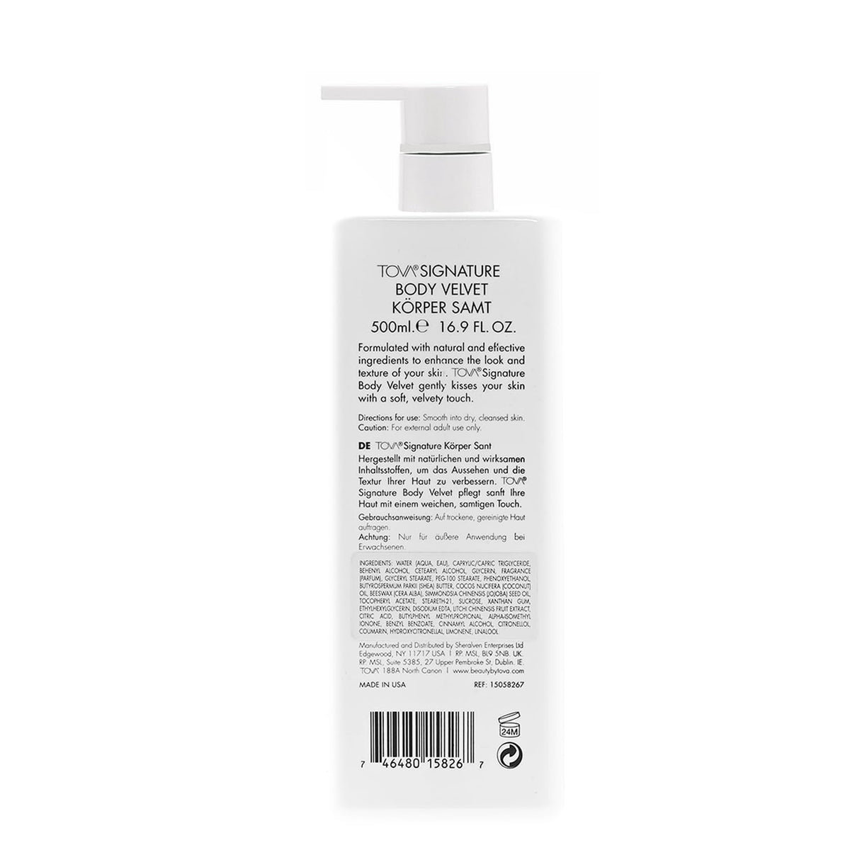Amber floral fragrance note from Tova Velvet Lotion