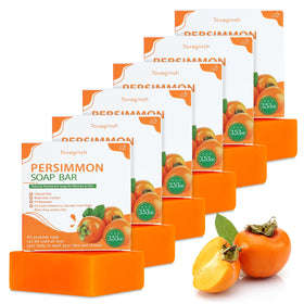 Tovaginsh Persimmon soap bar 6-pack box ready for shared use and long-lasting odor control