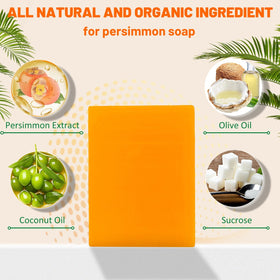 Close-up of Tovaginsh Persimmon extract highlighting natural ingredients for gentle cleansing and odor neutralization