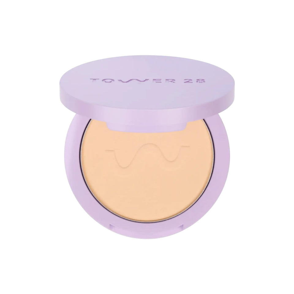 Tower 28 GetSet Balboa Banana compact powder brightens dull skin
