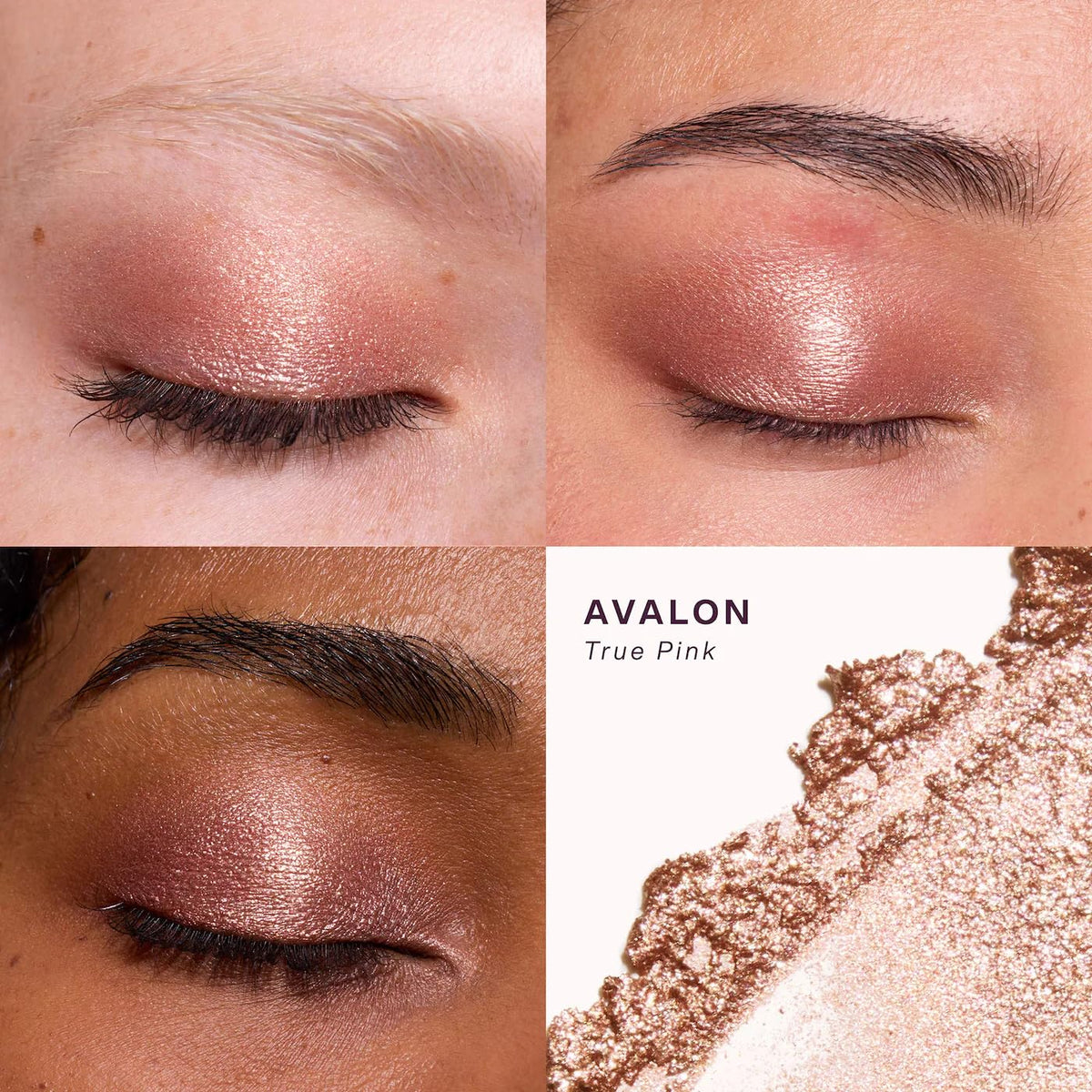 Tower 28 GoGo Avalon swatch on skin demonstrating fast-drying, fallout-free finish.