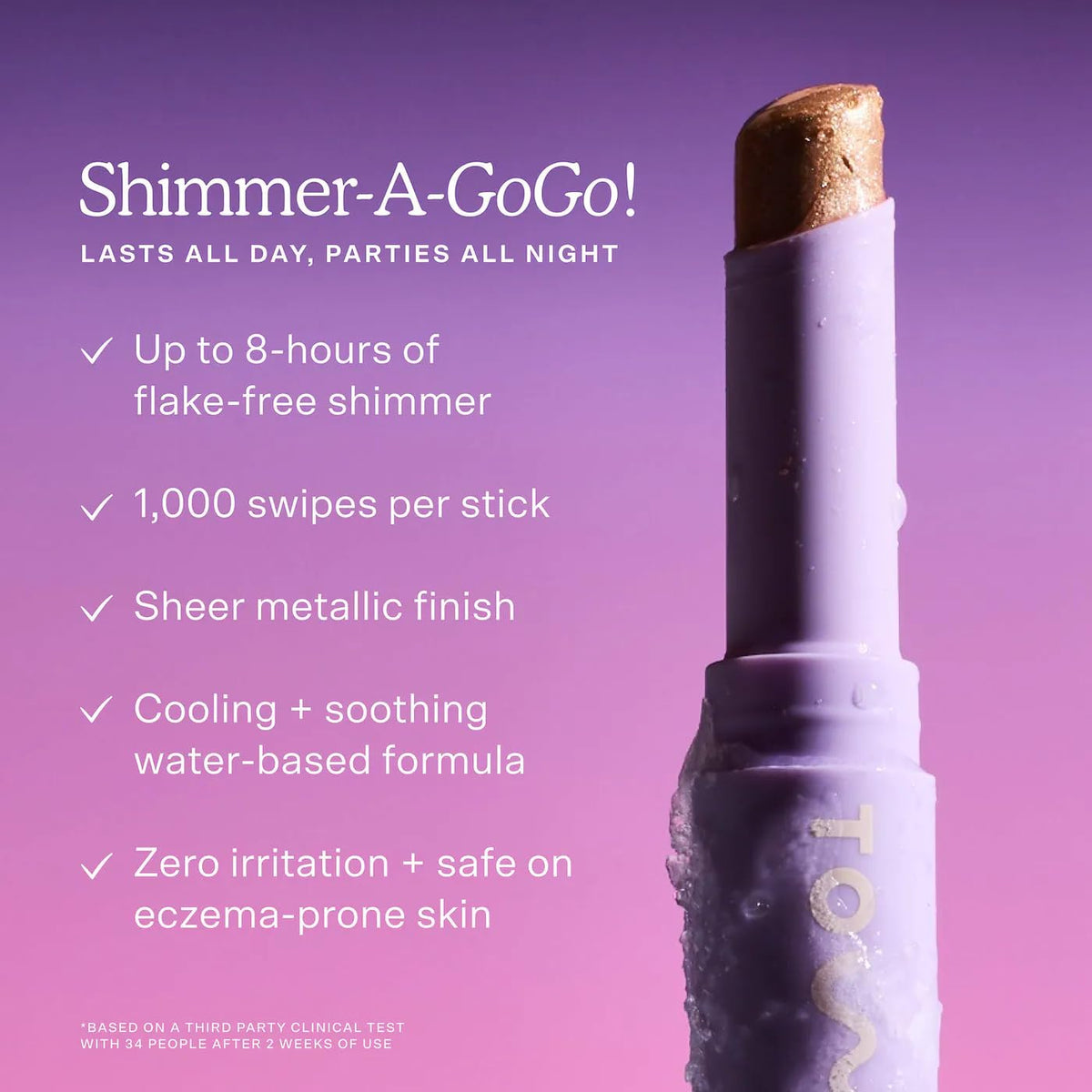 Tower 28 GoGo Avalon twist-up pen shown for precise eyelid lining or brow highlight.