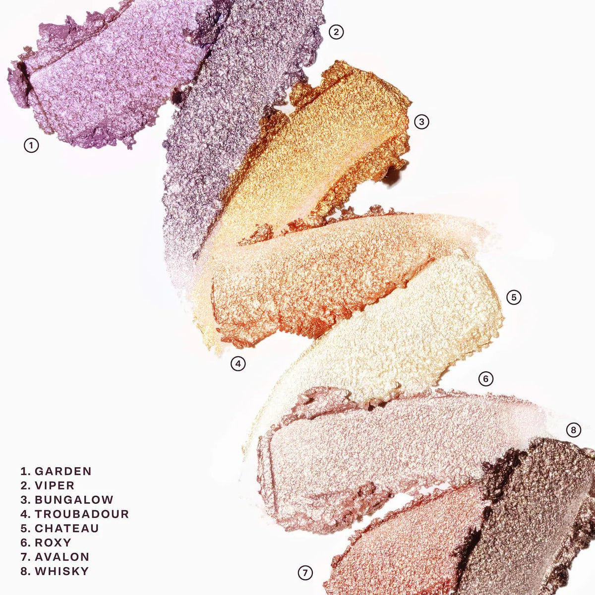 Open-cap display of Tower 28 GoGo Cooling Shimmer Eyeshadow Stick highlighting portability