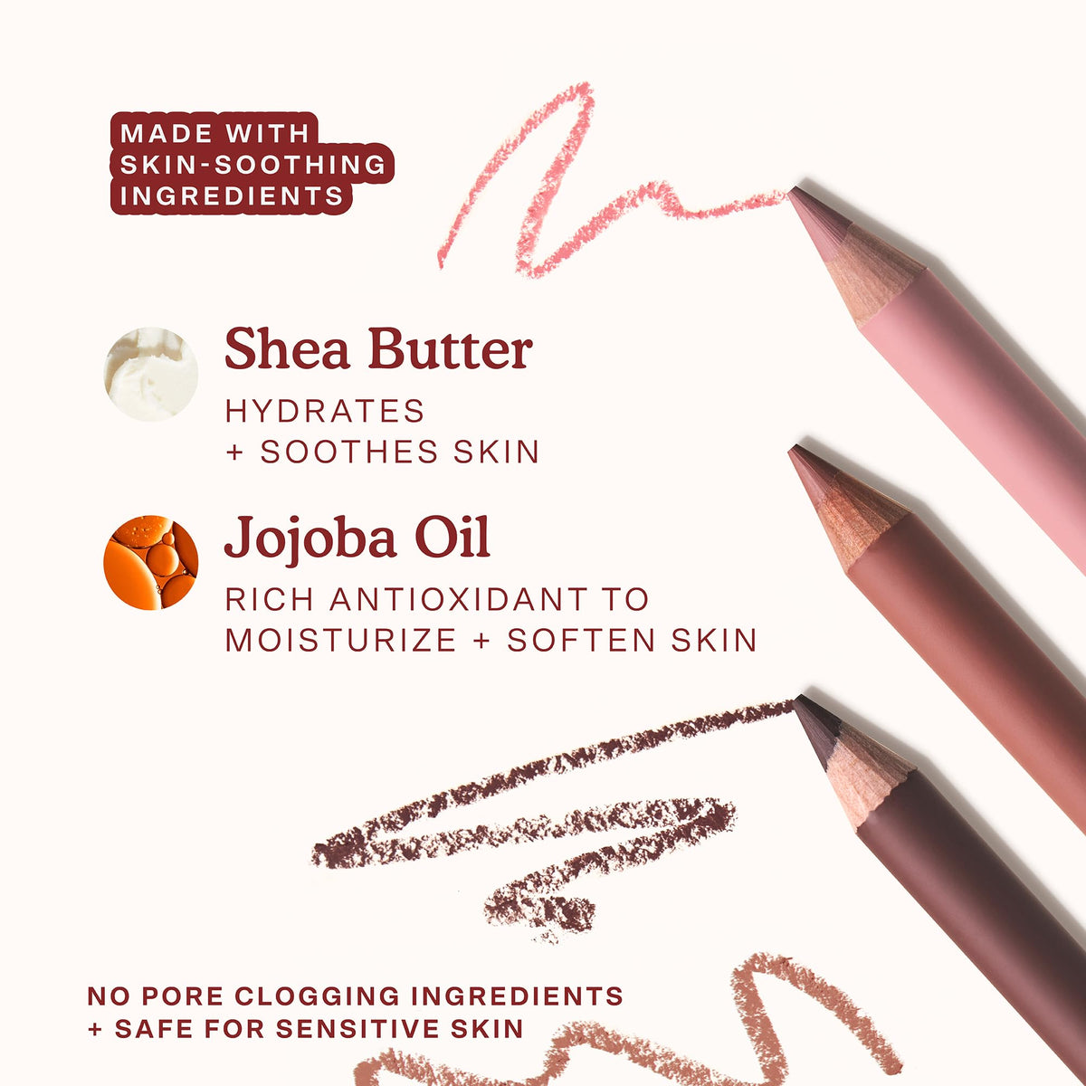 Tower 28 OneLiner matte finish swatch on skin for subtle color.