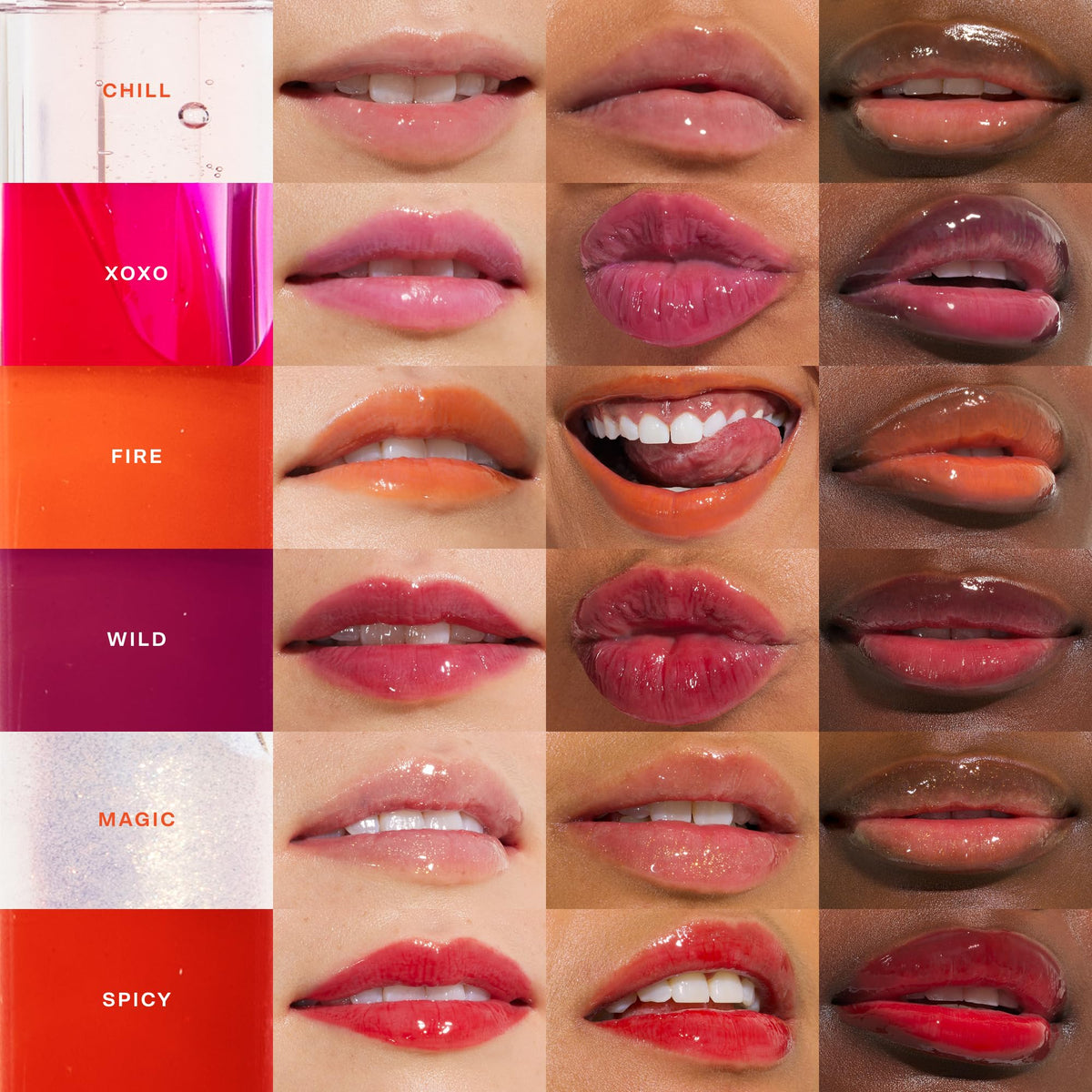 Safe for sensitive lips and skin with ShineOn Jelly.
