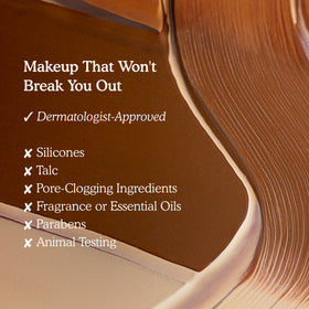 Tower 28 Swipe Serum Concealer on skin demonstrates buildable coverage