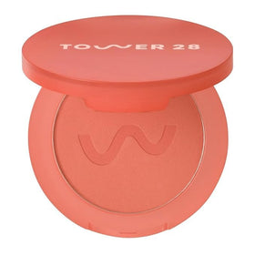 Tower 28 GetSet Matte Blush Culver Crush compact showcases fade-proof color.