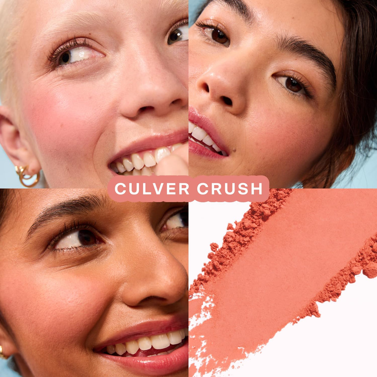 Tower 28 GetSet Matte Blush Culver Crush wear-test photo demonstrates lasting color through heat.