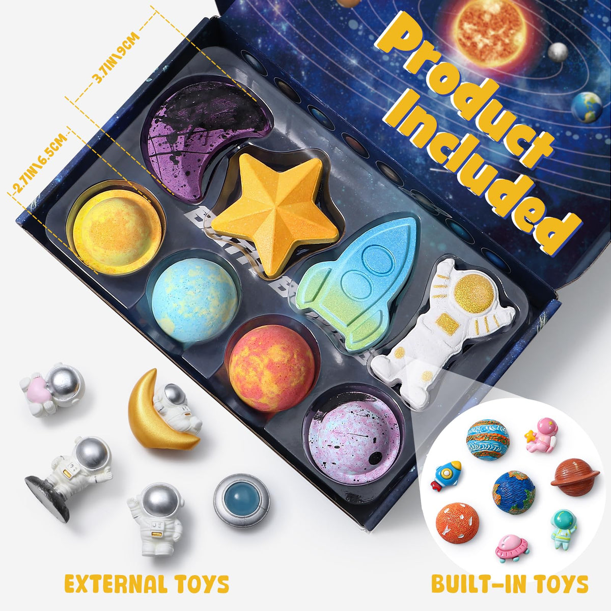 Toylink astronaut toys outside the bombs add extra pretend play