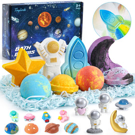 Toylink space bath bombs with inside toy boosts imaginative bath time play