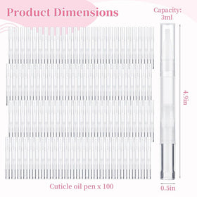 Toyosport 100-pack cuticle oil pens ideal for travel and daily use.