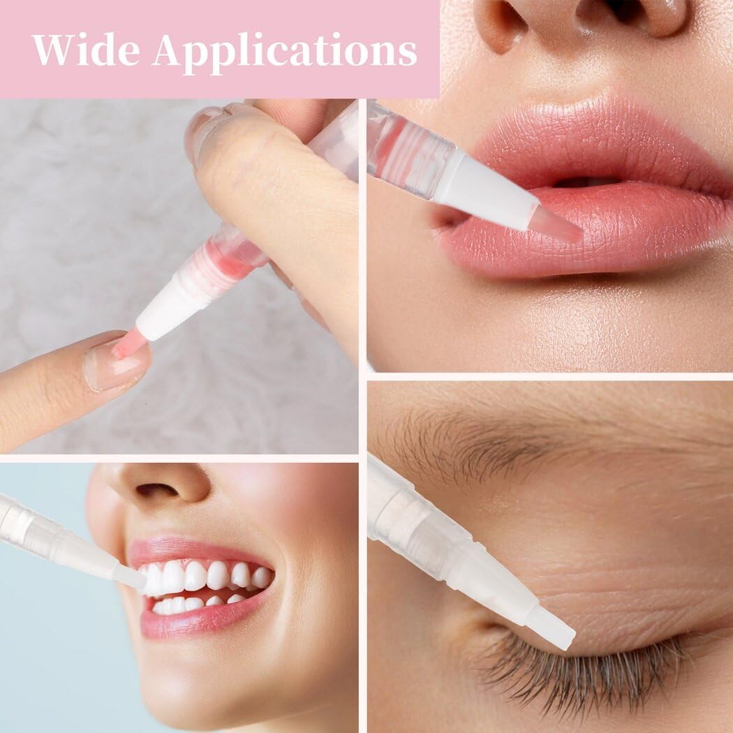 Toyosport refillable 3ml pen with clear cap for lip gloss or serums.