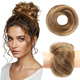 Tozoie 2Pcs messy bun hair piece pack blends naturally with your hair for quick styling