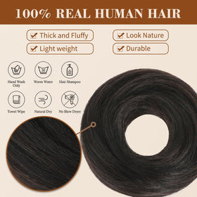 Tozoie messy bun hair piece color shade guide helps matching shade