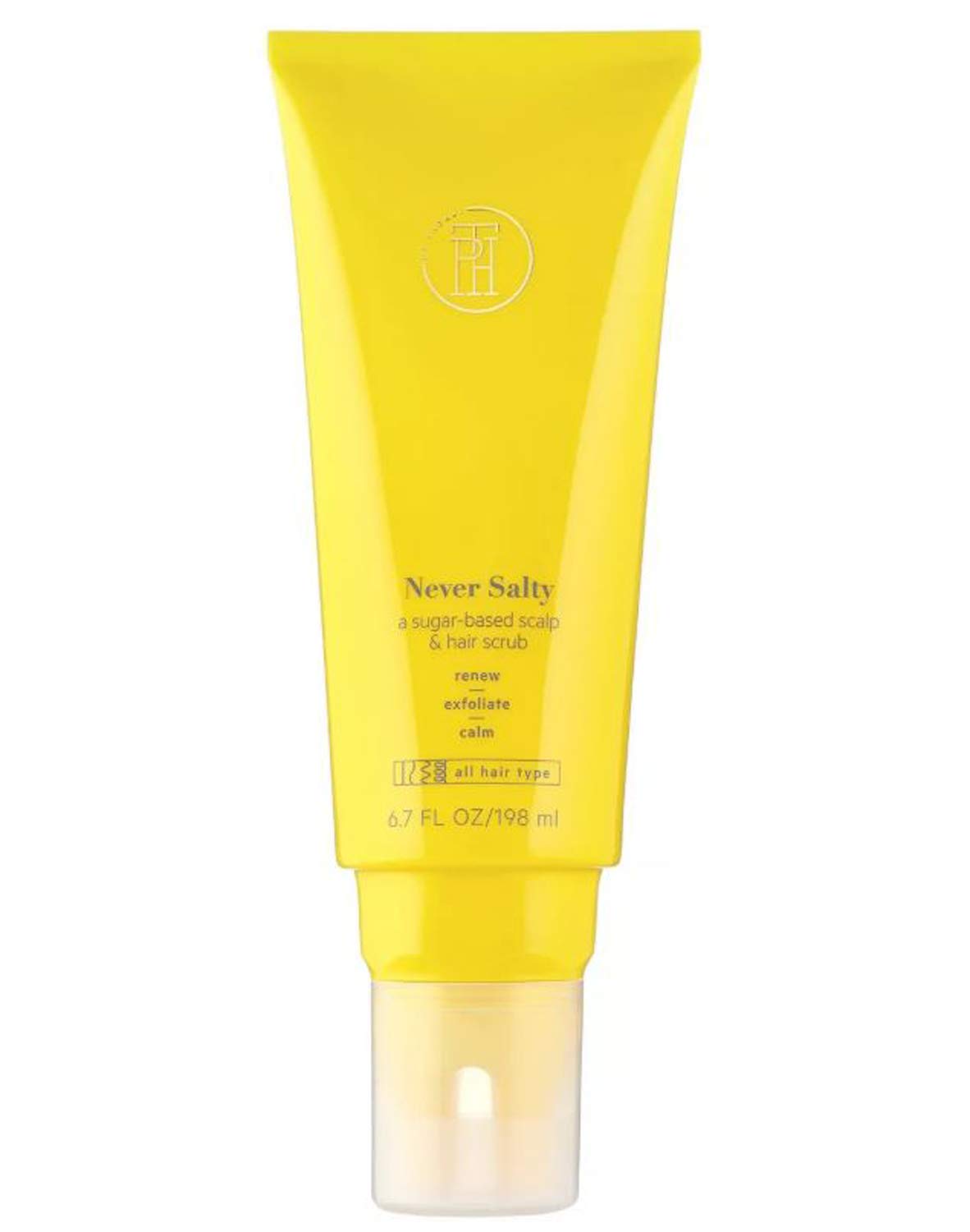 TPH by Taraji Sugar Crystals exfoliation scene highlights gentle cleansing of scalp.
