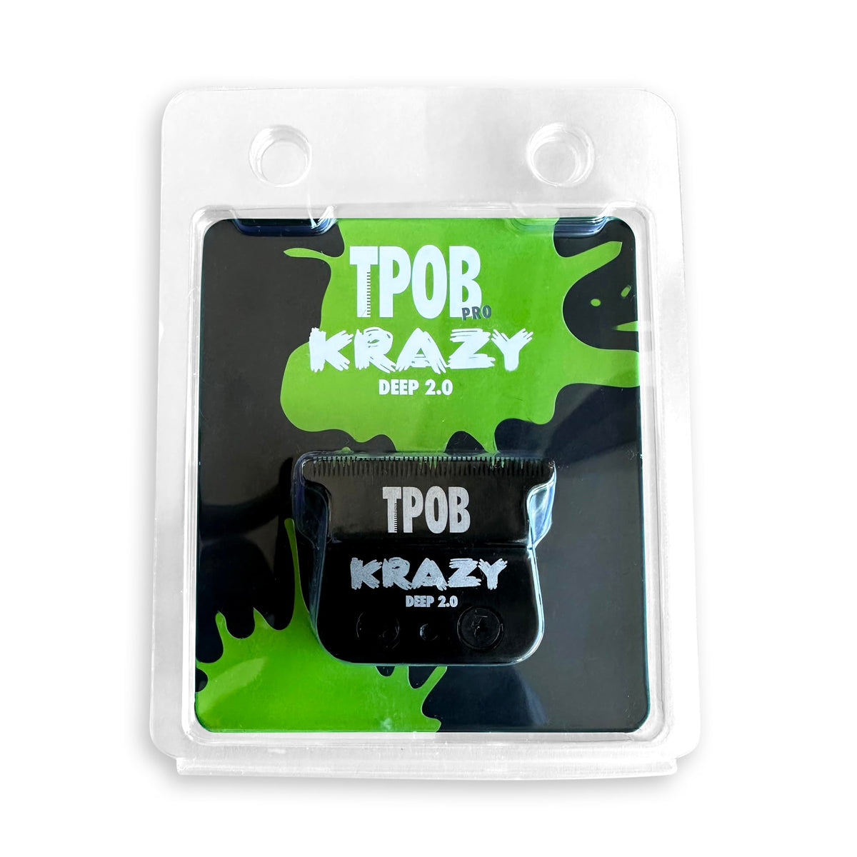 TPOB Krazy Deep blades demonstrating fit with X, XO and GO trimmers.