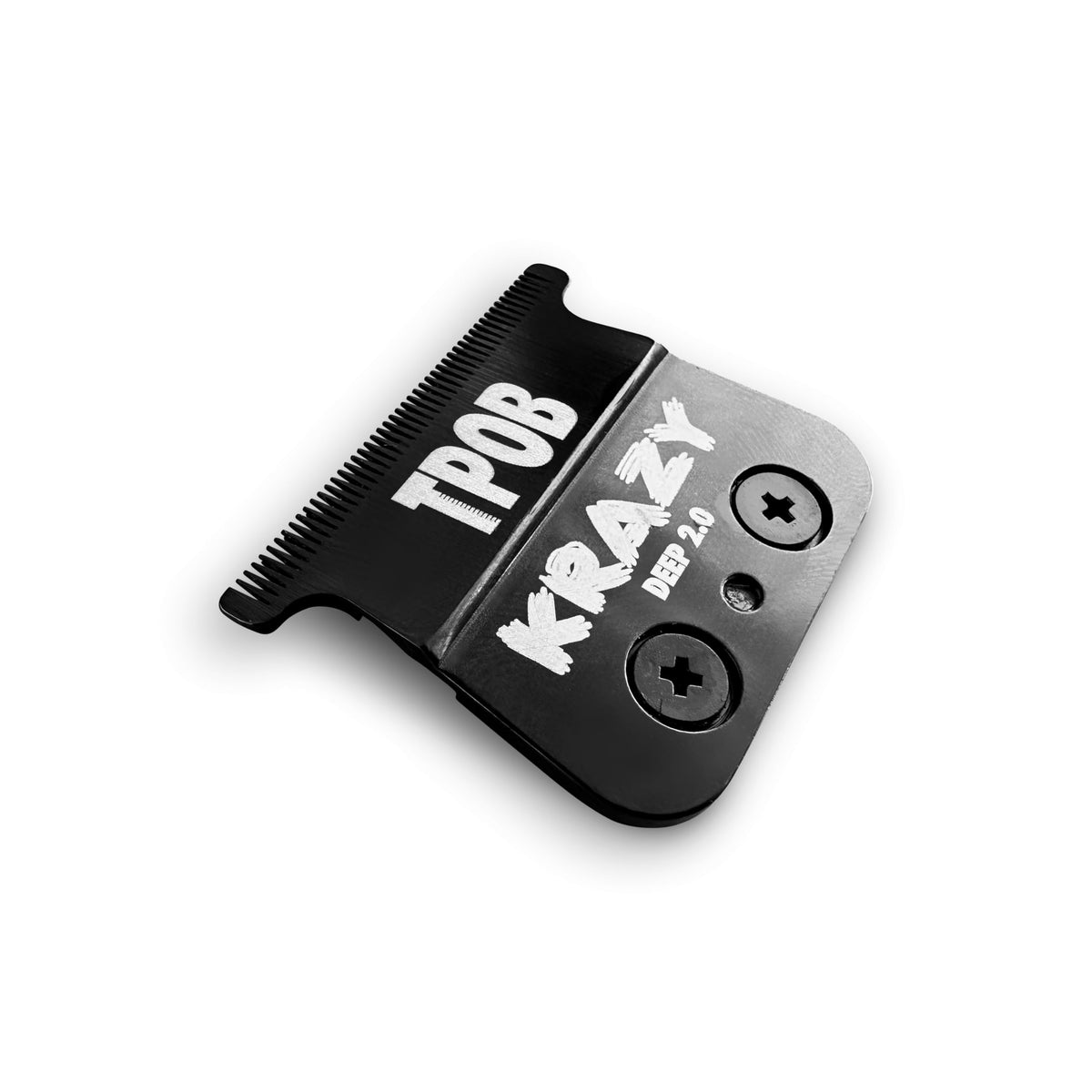 TPOB Krazy Deep blades showing graphene coating for smooth cuts.