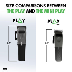 TPOB Mini Play grey SnapTek lever enables quick fades.