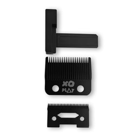TPOB Play interchangeable rubber grips for customizable grip and branding.