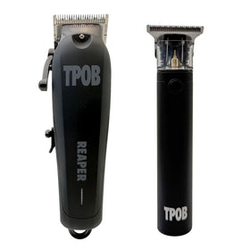 TPOB Slime 2 Ghost Black clipper with steel fade blade for a professional finish