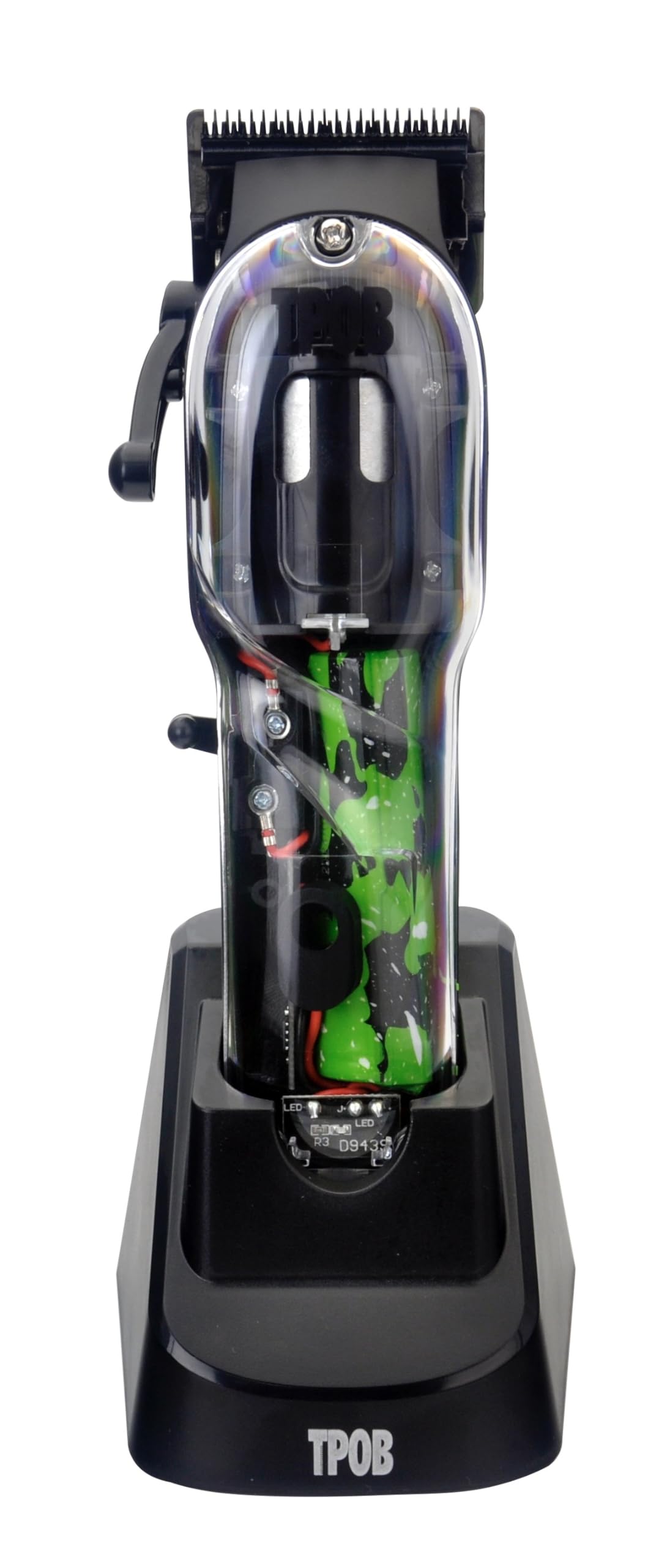 TPOB Slime 2 Splatt XO Diamond Blade for precise blends and clean fades.