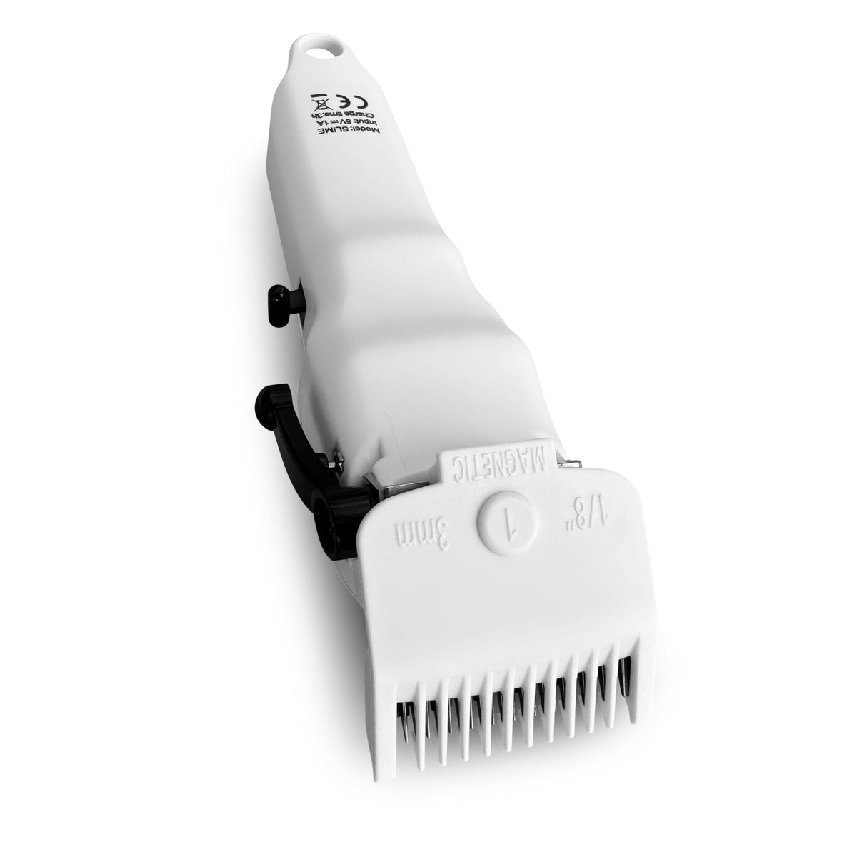 White color aids visibility during detailed cuts and grading.