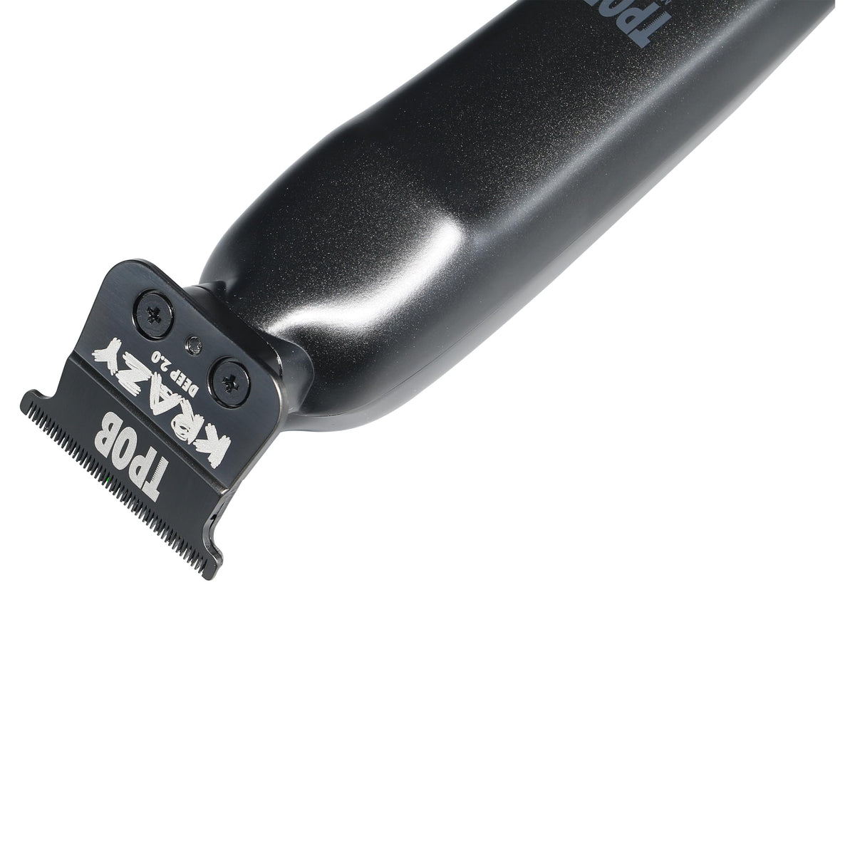 TPOB X Deluxe cordless rechargeable black shows flexible, on-the-go grooming.