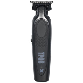 TPOB X Deluxe white rubber grip close-up shows secure, non-slip control for precise trimming.