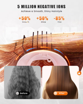 Tqcir 110000 rpm brushless motor powers fast, frizz-reducing styling.