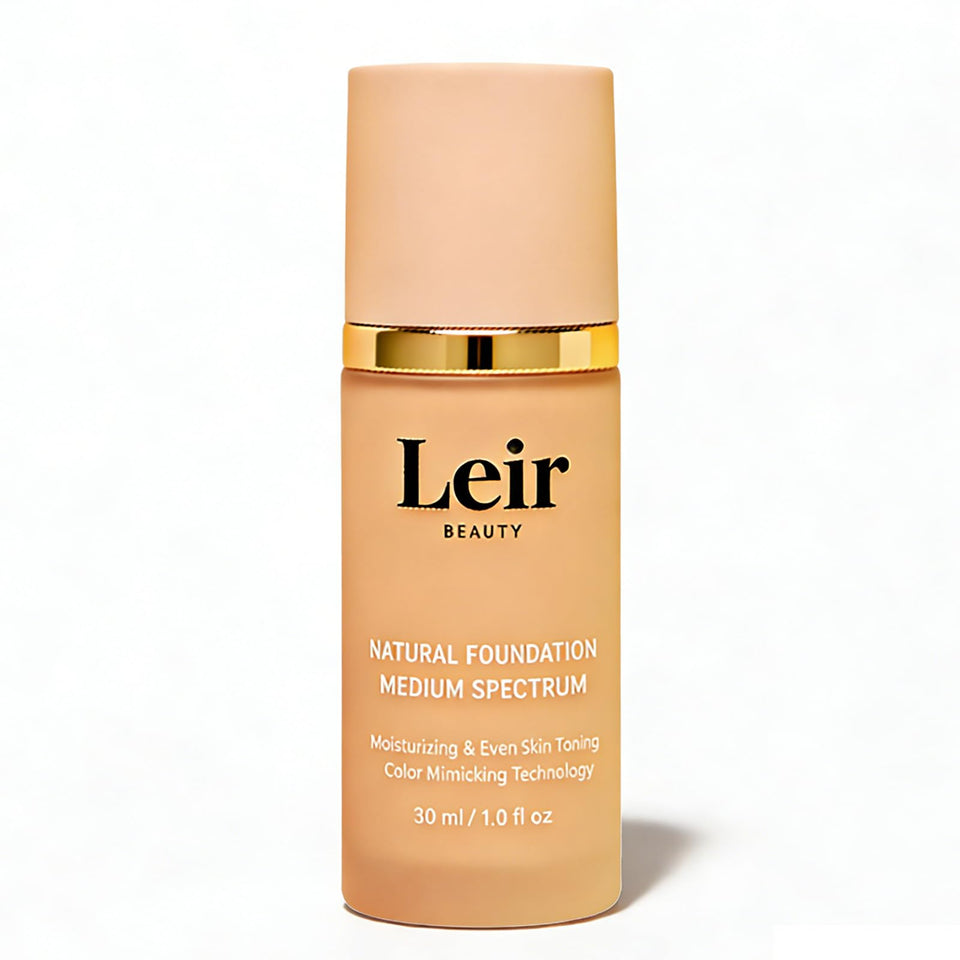 TQIUH Leir Beauty Foundation bottle, sleek all-in-one complexion solution for daily use.