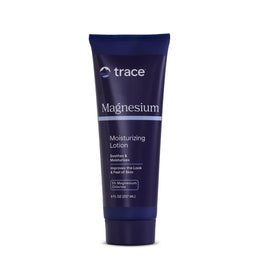 Trace Minerals Magnesium Moisturizing Lotion bottle shows fast absorbing hydration for smoother skin.