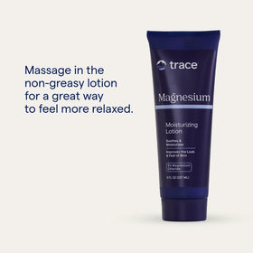 Lotion on skin provides hydration without fragrance for clean skin care.