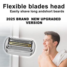TRAH Series 9 Pro head in use demonstrates precise contouring around the jaw.