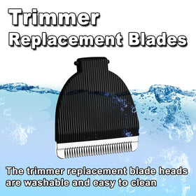 TRAH hygienic ceramic blades deliver clean replacements with reduced irritation.