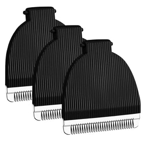 TRAH Meridian blades 3-pack, black, compatible with Onyx and Sage for a clean, comfortable shave.