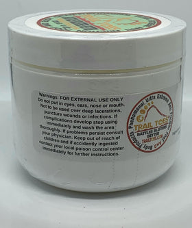 Foot with smooth hydrated skin after Trail Toes application