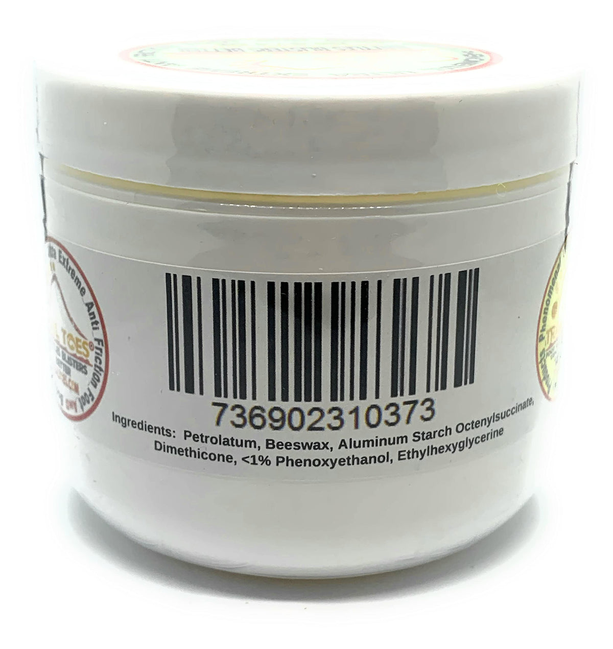 Close-up of creamy texture from Trail Toes for quick absorption