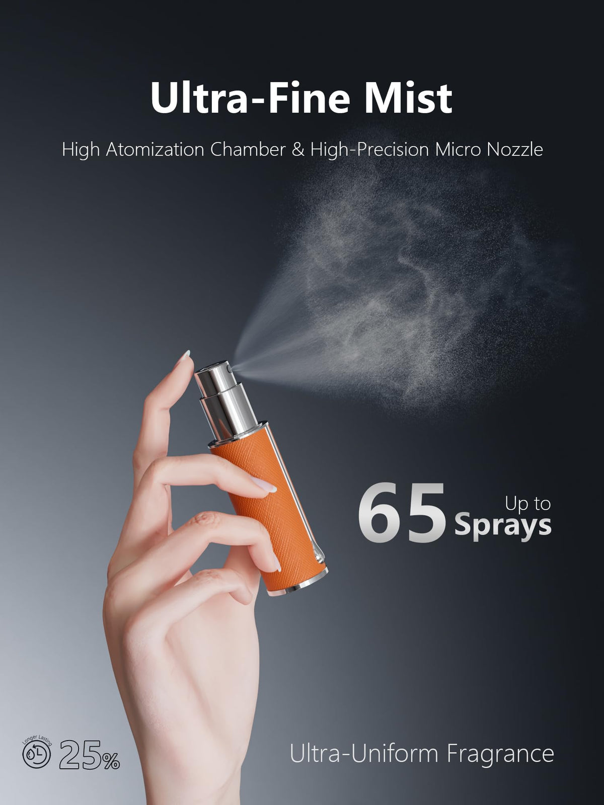 Travalo AQUA 5ml travel size ideal for on-the-go scent touch-ups.