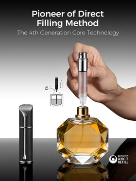 Travalo AQUA airtight vial demonstrates leak-proof design for travel.