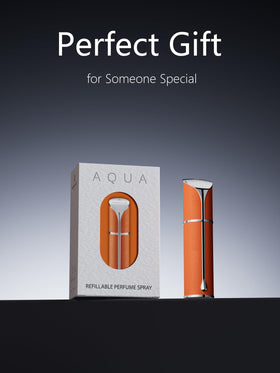 Travalo AQUA durable metal shell offers a giftable fragrance accessory.