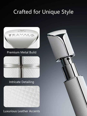 Travalo AQUA fine mist spray delivers even fragrance.