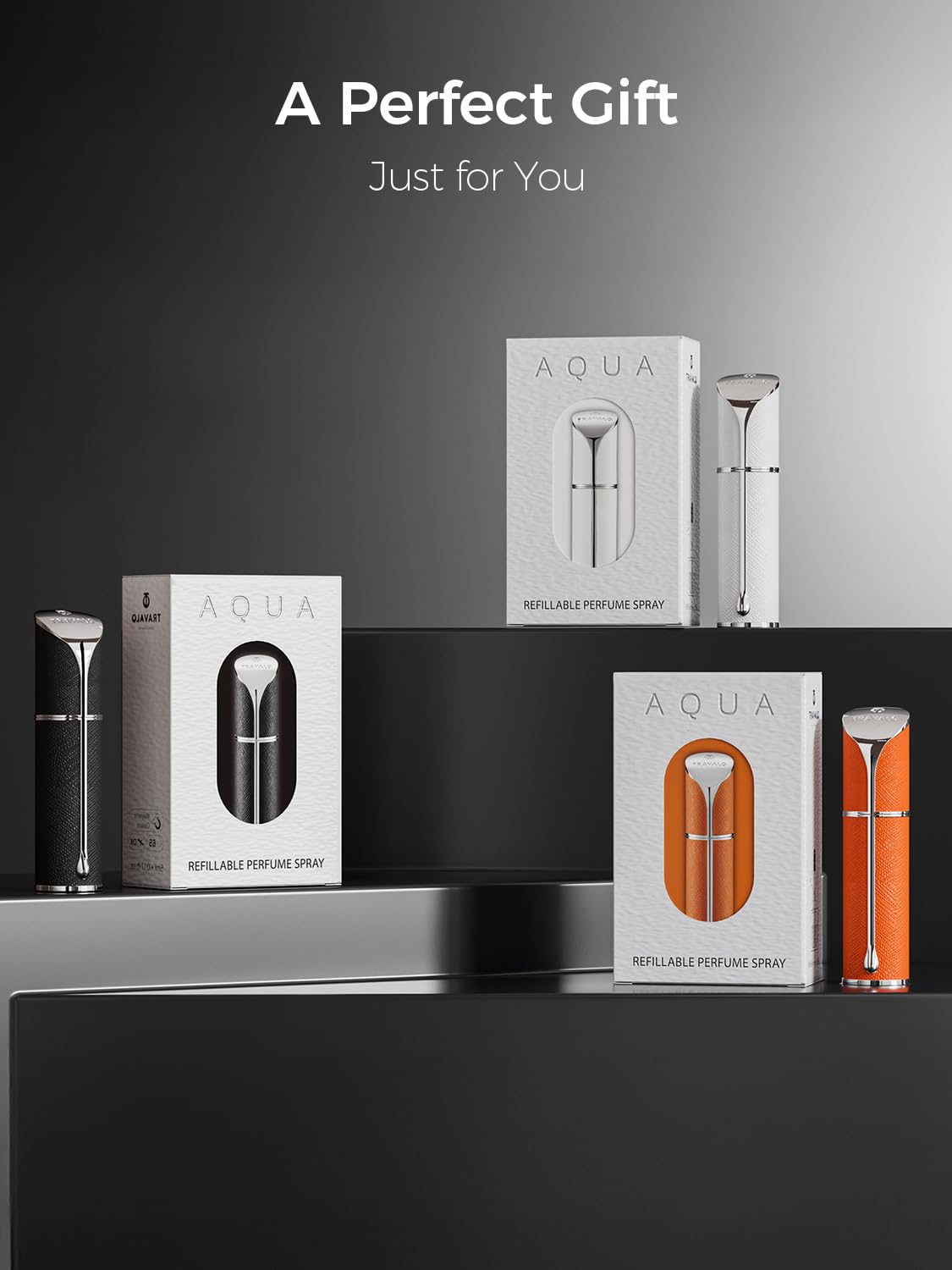 Travalo AQUA durable metal shell, a giftable choice for travelers.