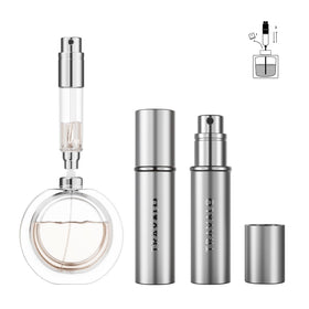 Travalo bottom-filling perfume atomizer for spill-free travel and on-the-go topping