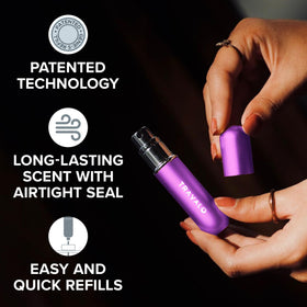 Travalo Classic HD with volume window shows remaining perfume at a glance.